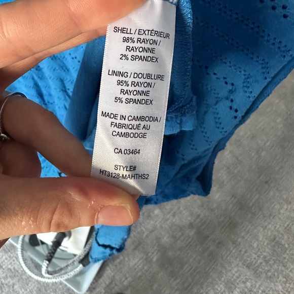 Ricki's Deep Blue Textured Tank Top - Picture 5 of 5